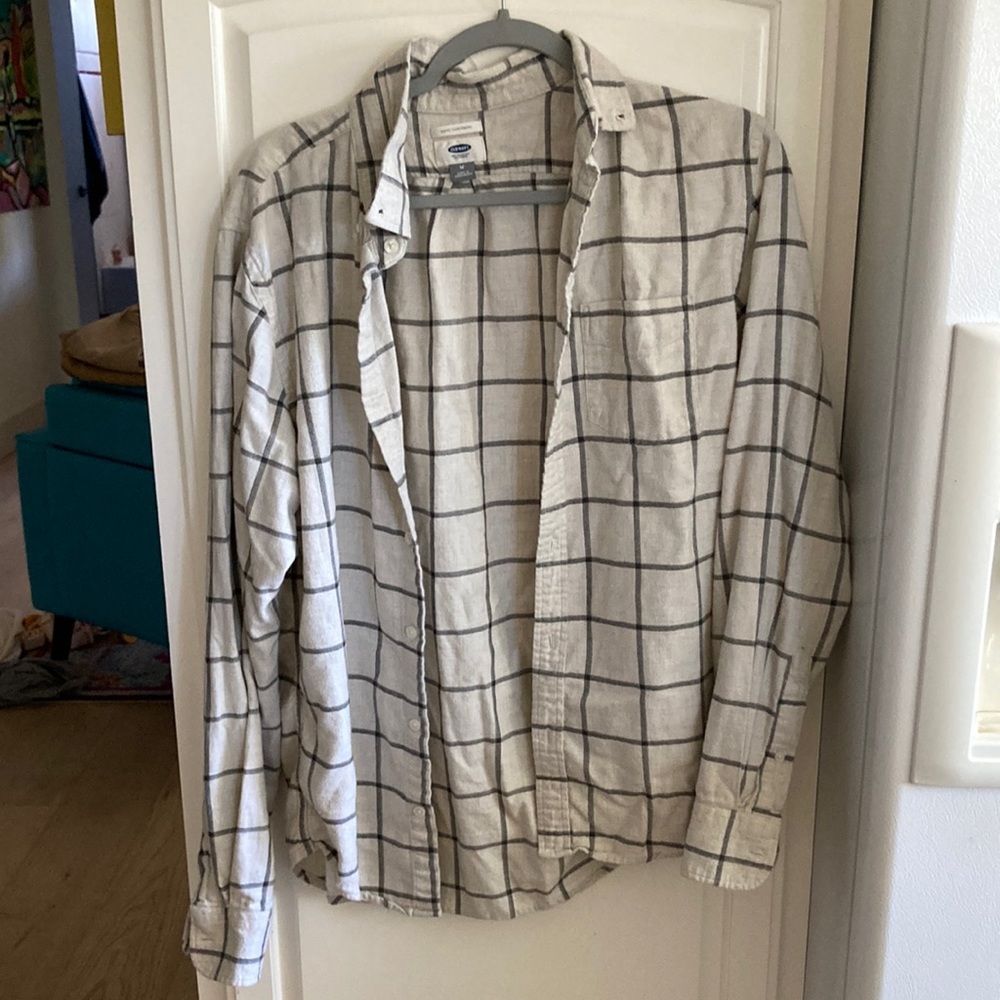 Old Navy men’s slim fit flannel M